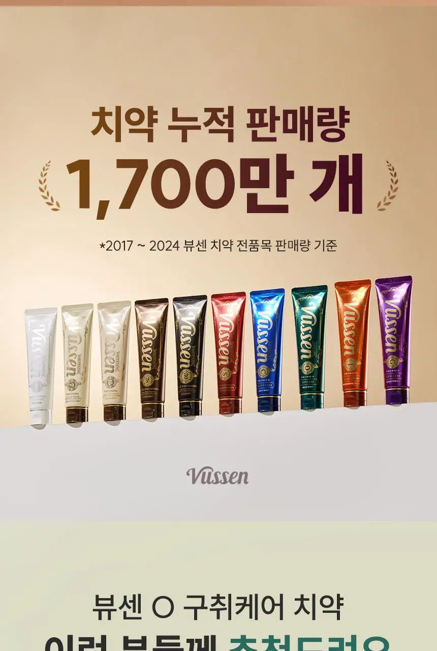 [대용량] 뷰센C 충치치약, 뷰센O 구취치약, 뷰센28 미백제 4개입 상세페이지 21